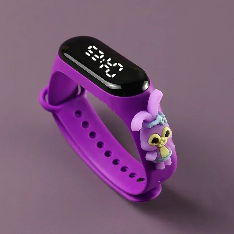 Kids LED Touch Watch – Pokémon, Avengers, Disney & More | Waterproof Cartoon Timepiece