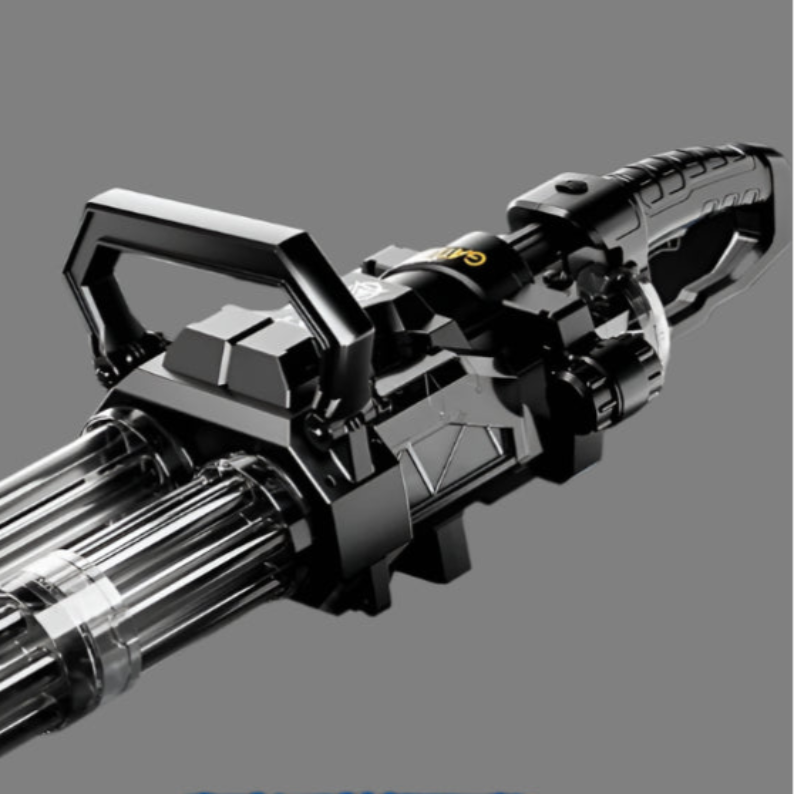 Spitfire Dual-Tube Electric Gatling Water Gun – High-Pressure Rotating Soaker with Large Capacity