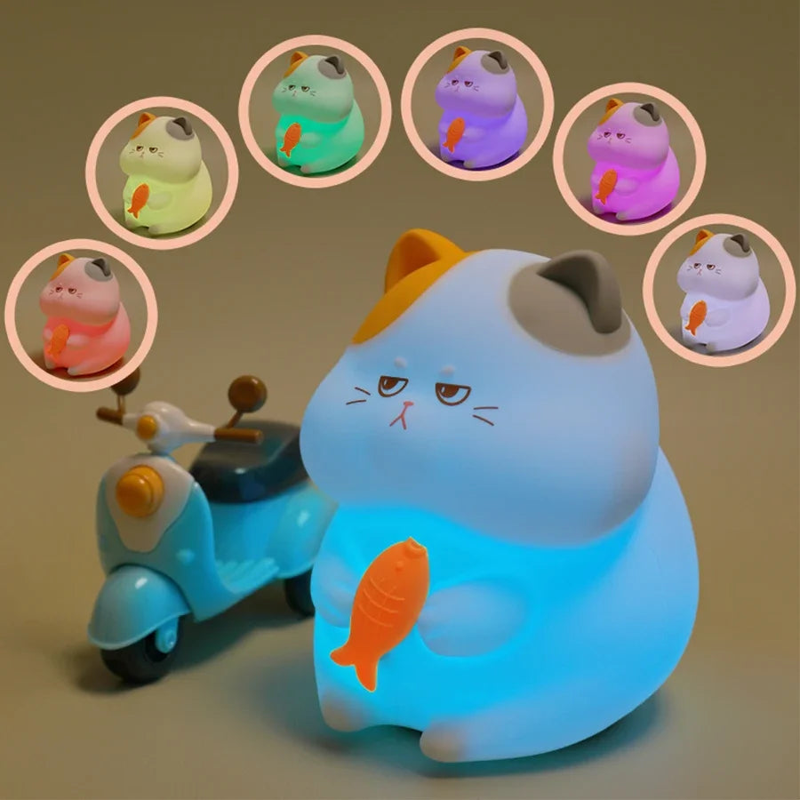Kawaii Cat Night Light
