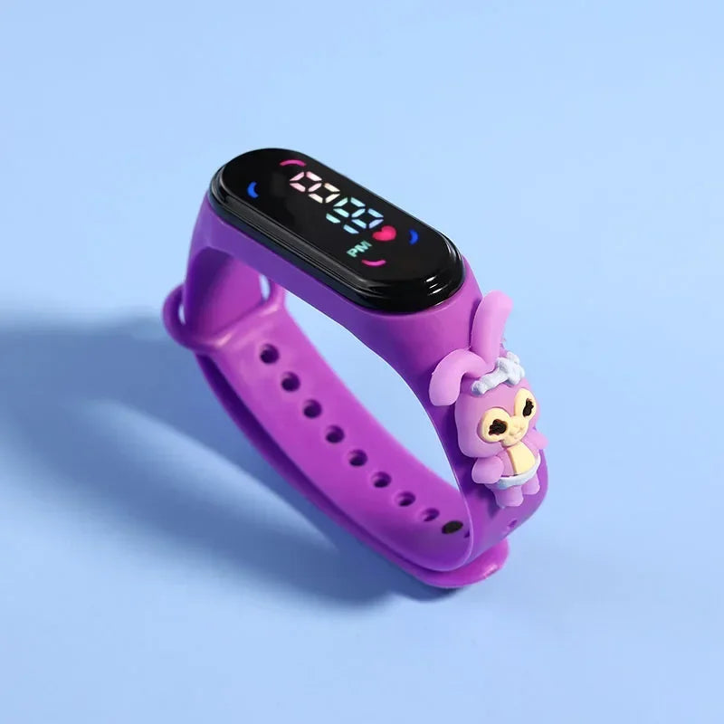 Kids LED Touch Watch – Pokémon, Avengers, Disney & More | Waterproof Cartoon Timepiece
