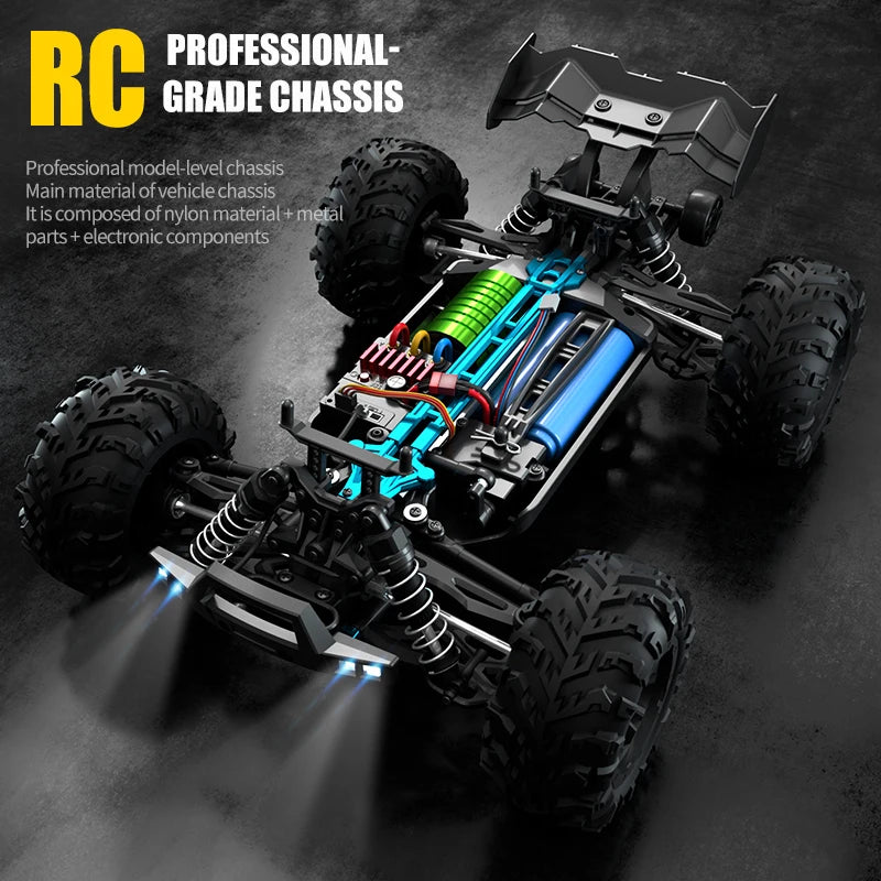 ZWN 1:16 RC Car – 70KM/H 4WD buggy Monster