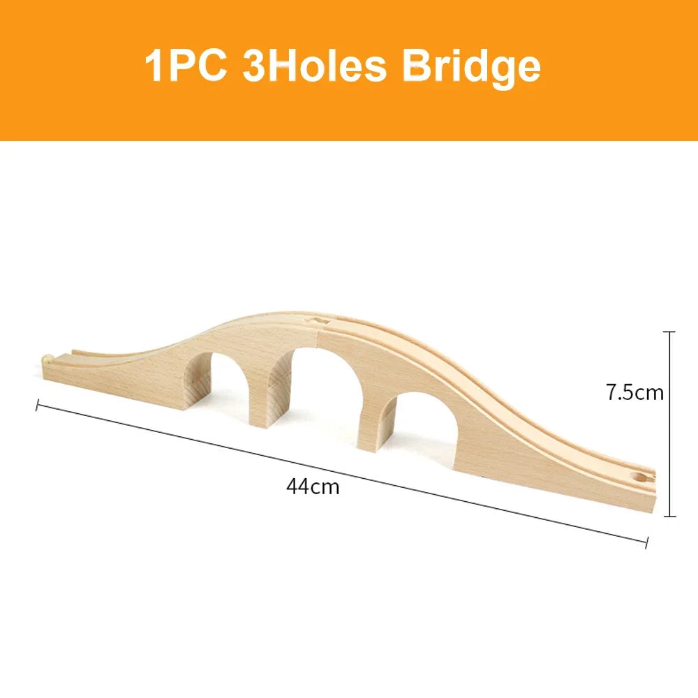 DIY Wooden Railway Track Accessory