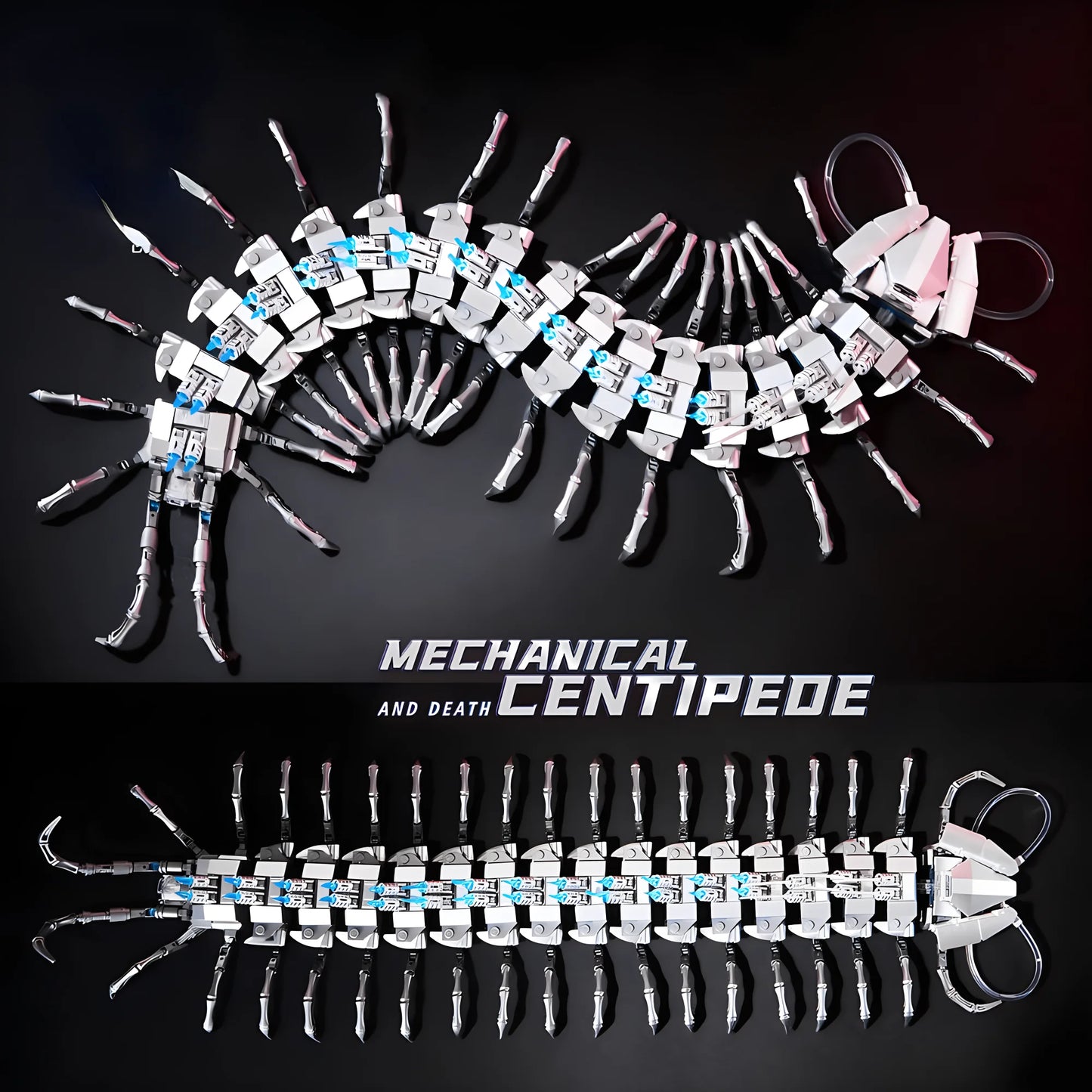 Mech Centipede – Mechanical Building Block Puzzle Kit (698 PCS)