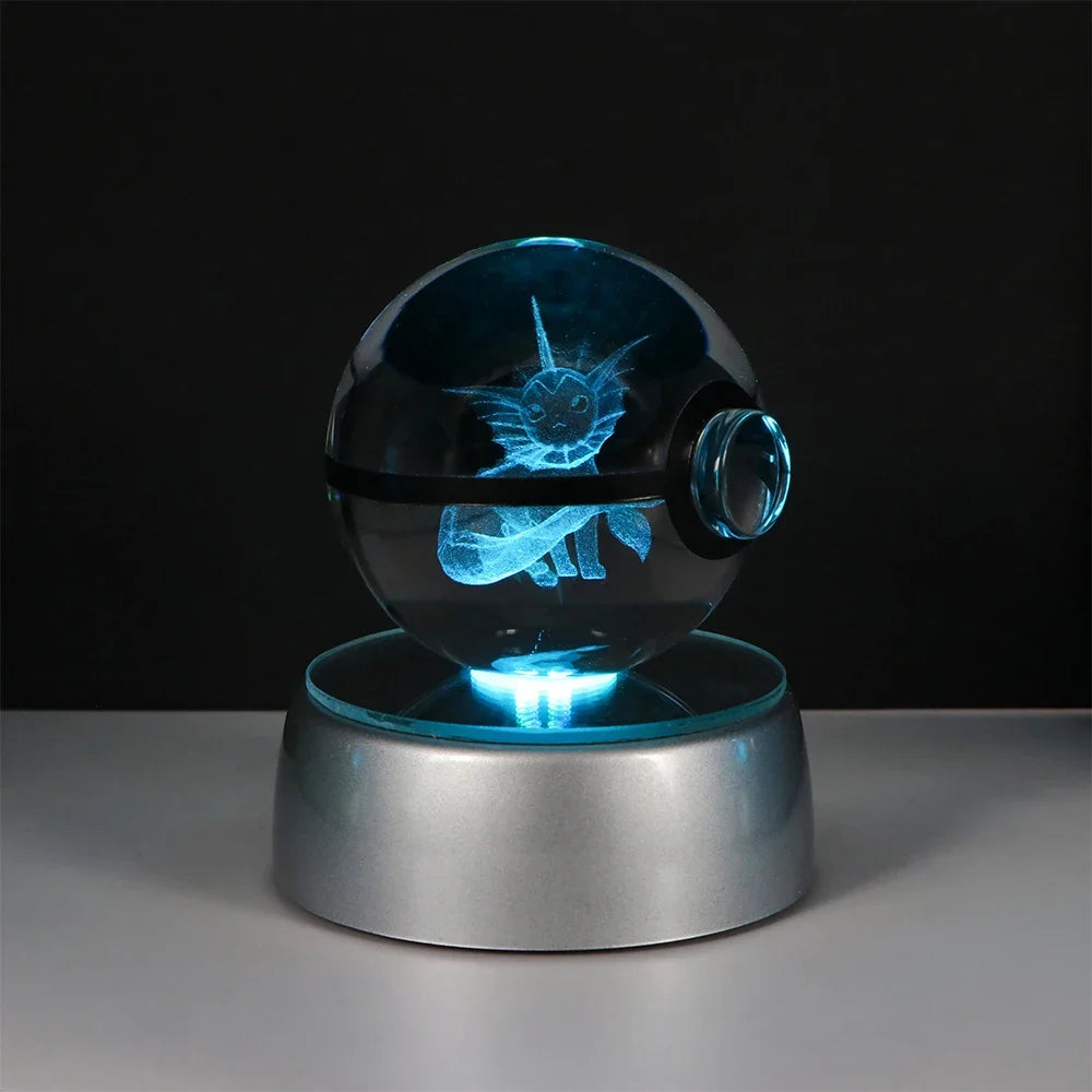 Pokémon 3D Crystal Ball – LED Light Base Display