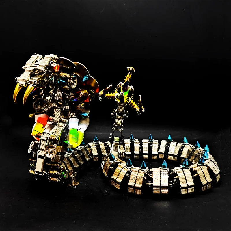 King Cobra – 3D Metal Snake Puzzle Kit (1000+ PCS)