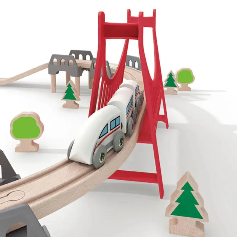 DIY Wooden Railway Track Accessory