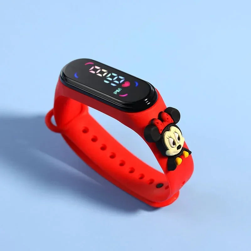 Kids LED Touch Watch – Pokémon, Avengers, Disney & More | Waterproof Cartoon Timepiece