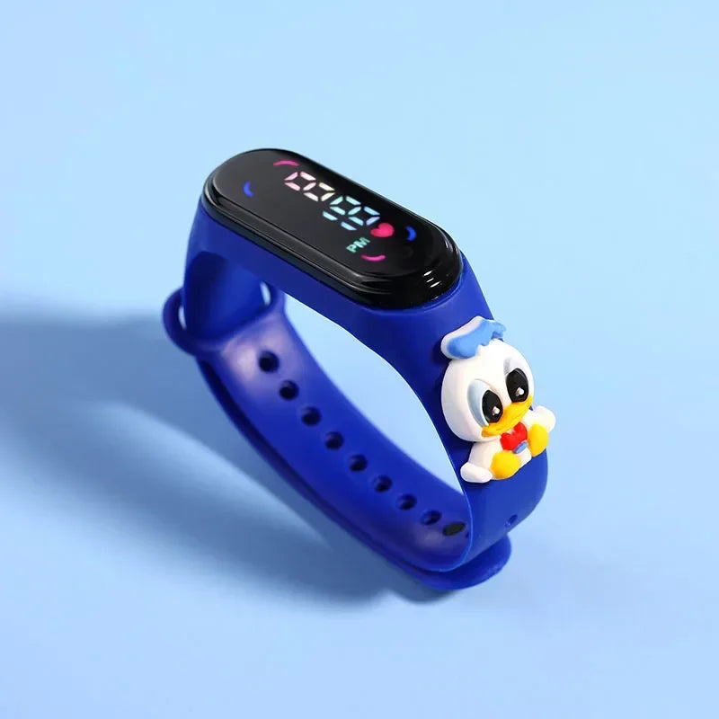 Kids LED Touch Watch – Pokémon, Avengers, Disney & More | Waterproof Cartoon Timepiece
