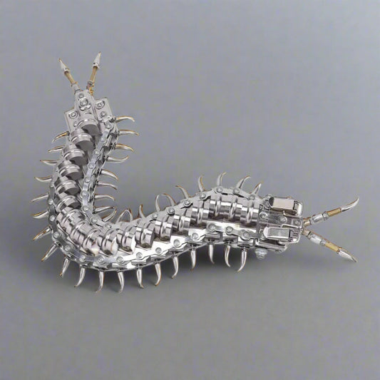 Steampunk Centipede 3D Metal Puzzle – 200 Pcs DIY Mechanical Model Kit