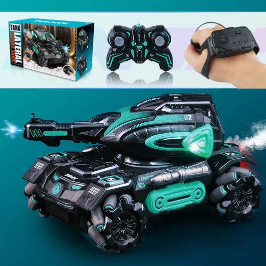 RC Spray Stunt Car tank – 2.4G 9-Channel Armored Tank with Water Launch