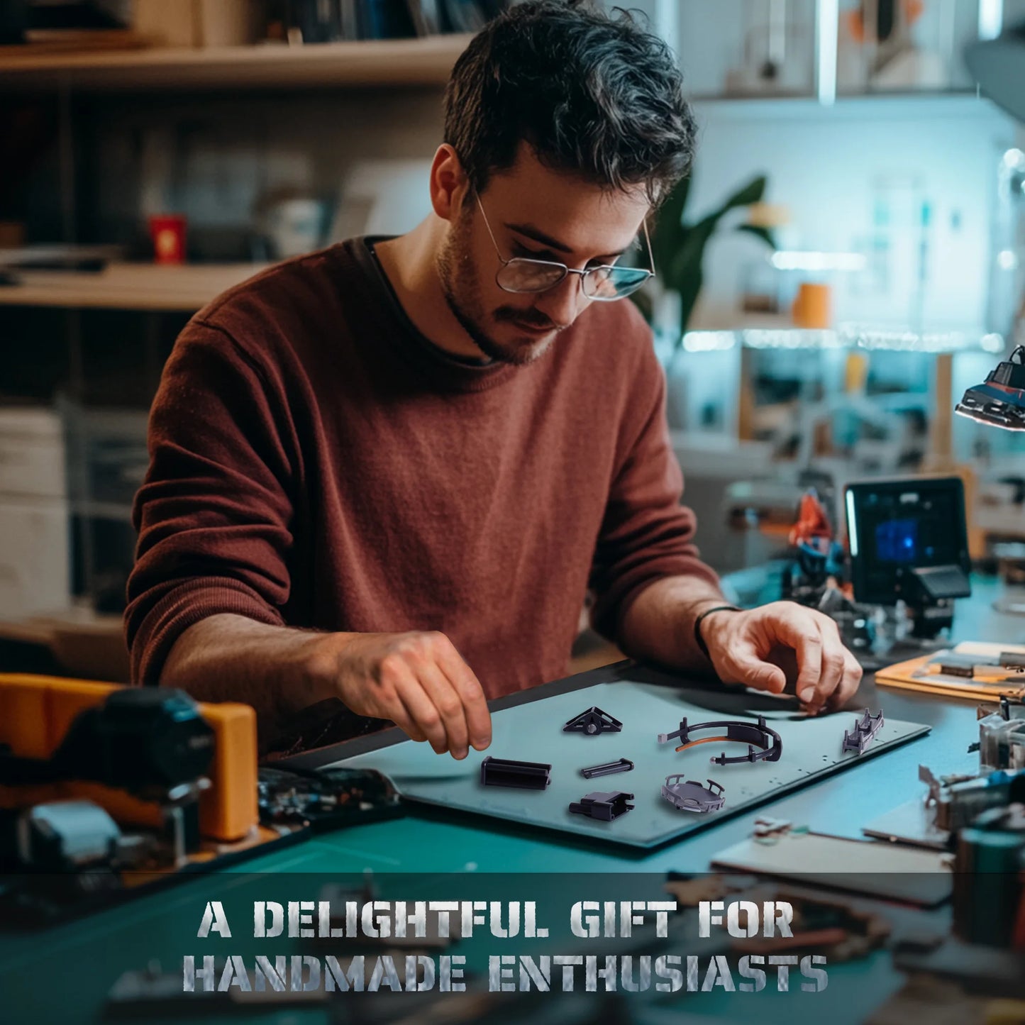 DIY Robotime ROKR The Last City – Futuristic Cyberpunk Marble Run | 3D Puzzle Model Kit & Gaming Decor