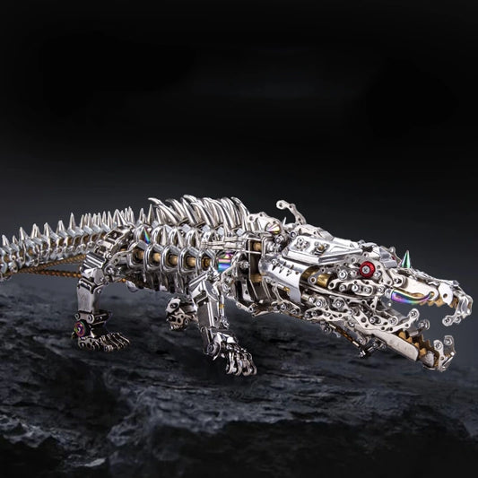 MechGator – DIY Mechanical Crocodile 3D Metal Puzzle Kit (1500+ PCS)