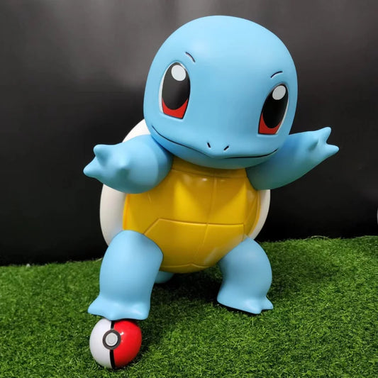 43CM Pokémon Squirtle Figure Statue – 1:1 Scale Standing Vinyl Model