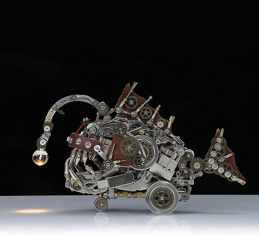 Anglerfish – 3D Steampunk Metal Puzzle Kit (1064 PCS)
