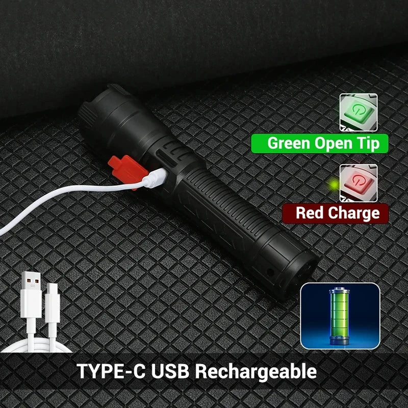 Mijia Super Bright Rechargeable Flashlight-2000LM