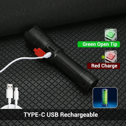 Mijia Super Bright Rechargeable Flashlight-2000LM