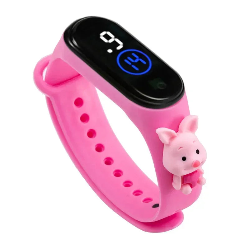 Kids LED Touch Watch – Pokémon, Avengers, Disney & More | Waterproof Cartoon Timepiece