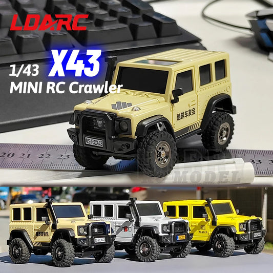 LDARC X43 – 1:43 Mini RC 4WD Crawler Car (RTR Edition)