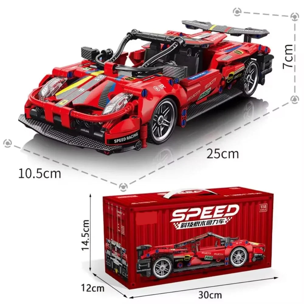 City Racer Series – High-Speed Building Block Car Kits