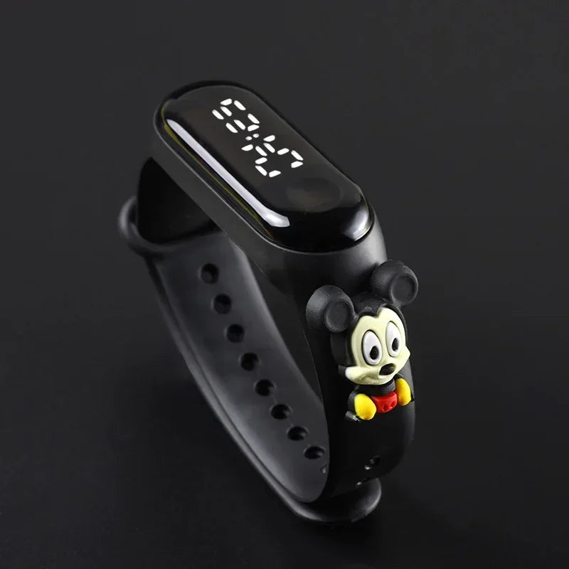 Kids LED Touch Watch – Pokémon, Avengers, Disney & More | Waterproof Cartoon Timepiece