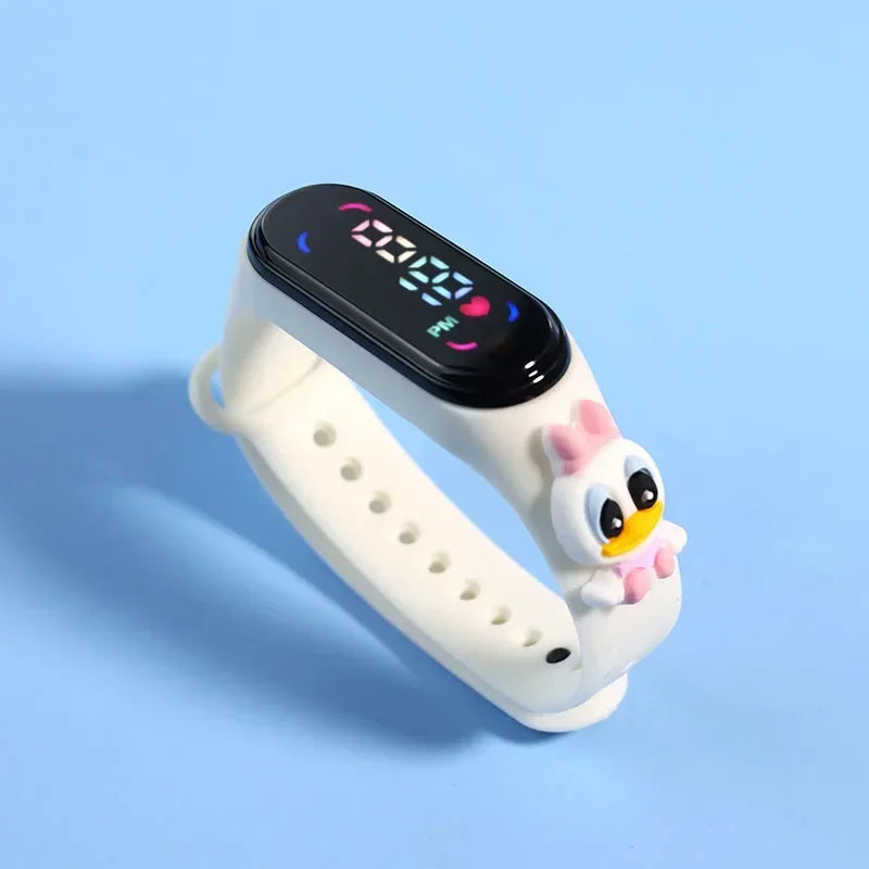 Kids LED Touch Watch – Pokémon, Avengers, Disney & More | Waterproof Cartoon Timepiece