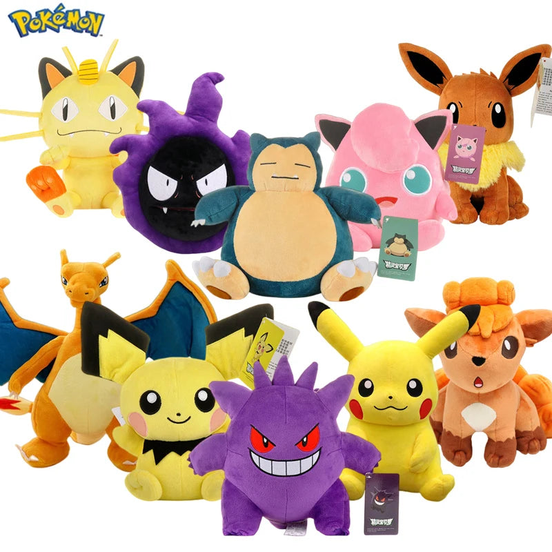 Pokémon Plush Toys – 15–30CM Soft Collectibles
