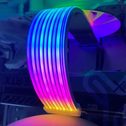 PC RGB PSU/GPU Cable Light Strip – 5V ARGB Sync Ready